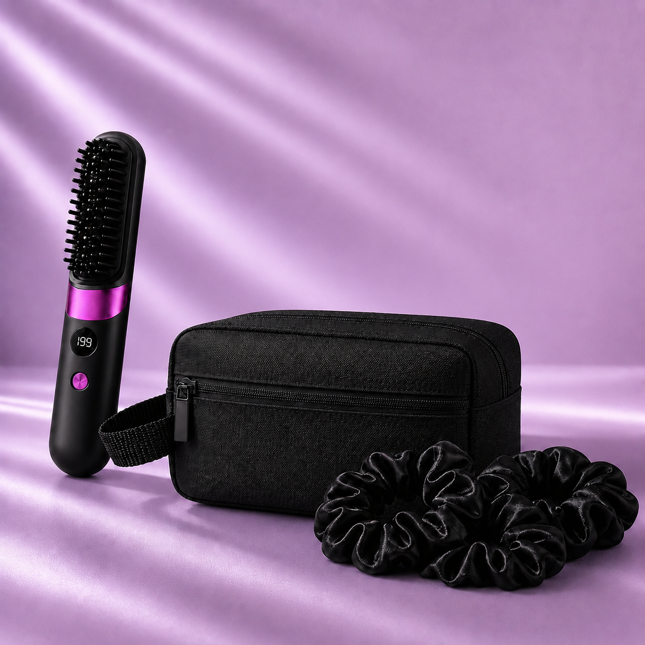 The MANÉ Cordless Styling Brush — Salon-Smooth Hair, No Plug Needed