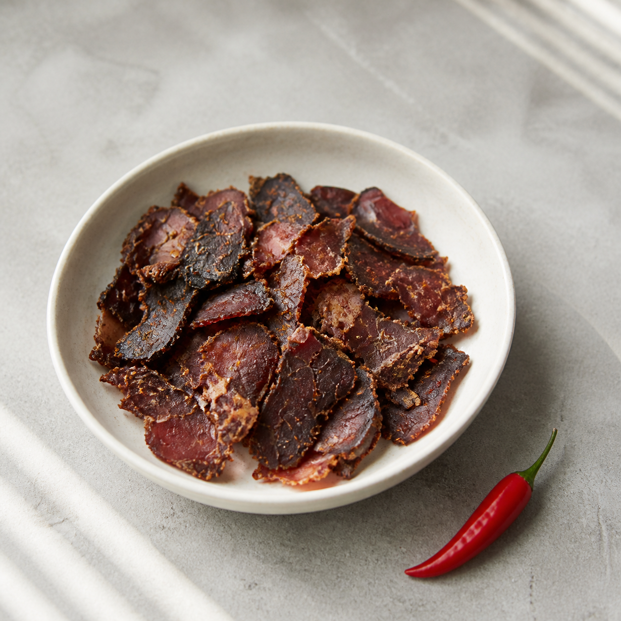 Sweet Chilli Biltong Slices product photo